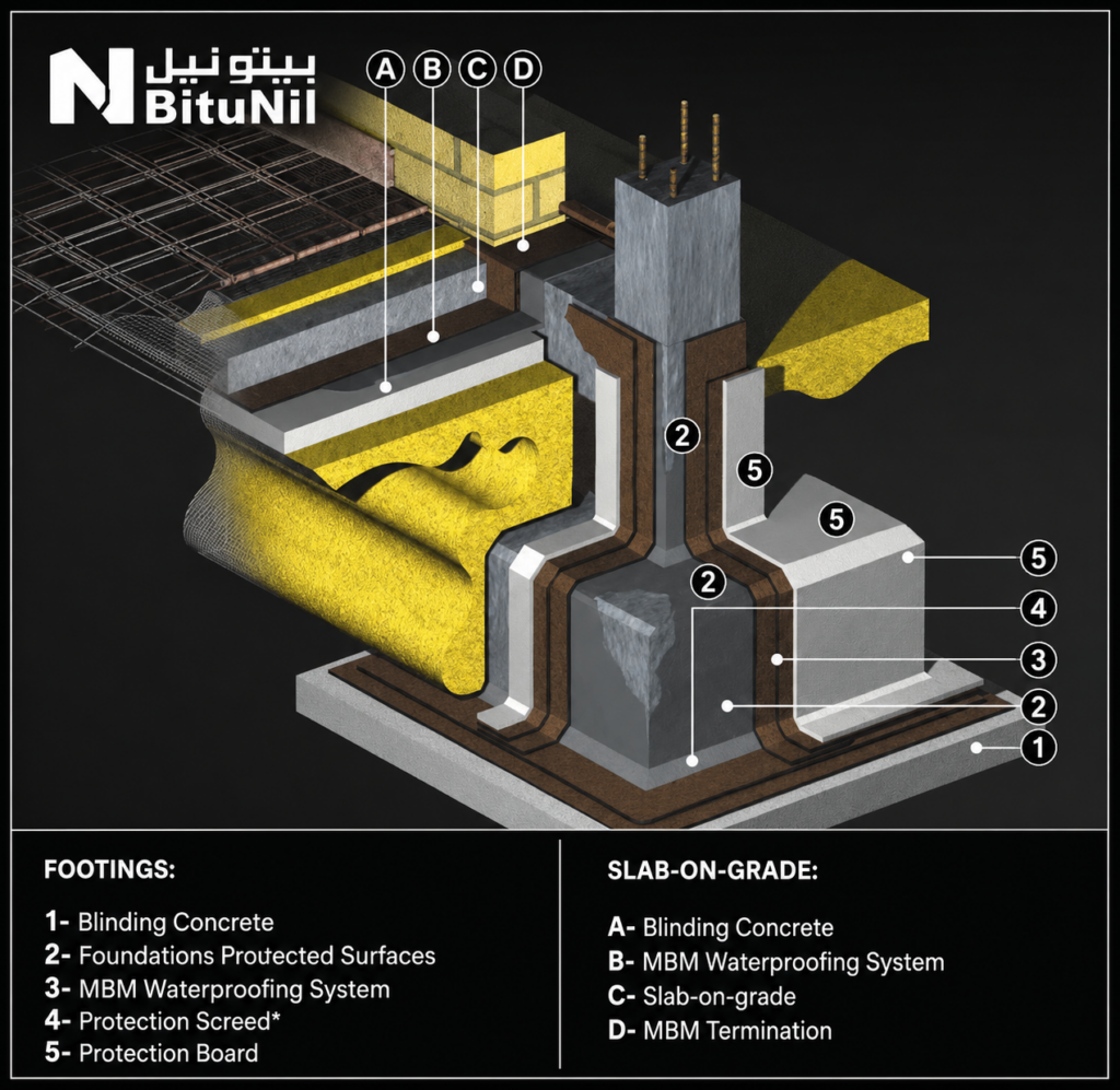 Footings & Slab-on-Grade - Structures Below Water-Table